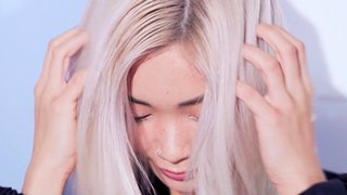 Förberedelser inför att bli blond 4 Kerastase