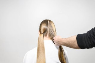 Flätade hårknutar Tutorial Step 5 Kerastase